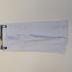 ❤️ 3/$10 Girls Striped Light Blue Wide-Leg Pants
